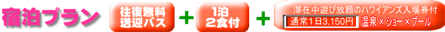 2013年 宿泊プラン